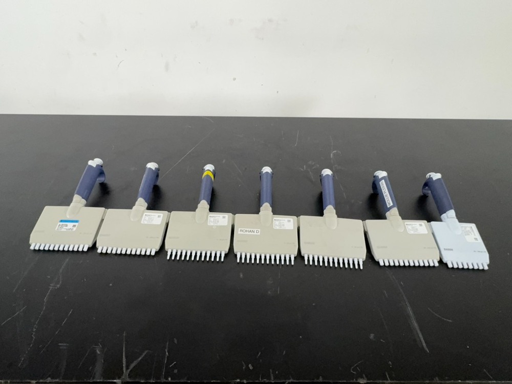 Image of Rainin Multichannel Pipettes - Quantity 7